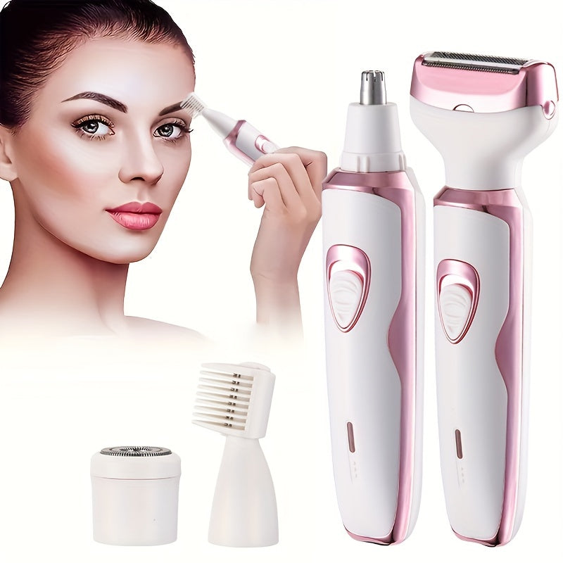 4-in-1 Rechargeable Electric Razor for Women