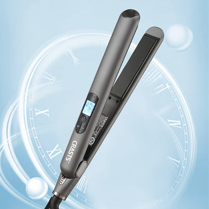 CRASTS Professional Hair Straightener & Curler - Dual-Use, 5-Level Temperature Control, 220V with Display Screen,