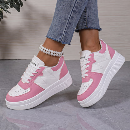 Women's Casual Comfortable Platform Sneakers for Outdoor Use