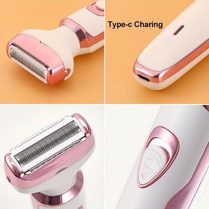 4-in-1 Rechargeable Electric Razor for Women