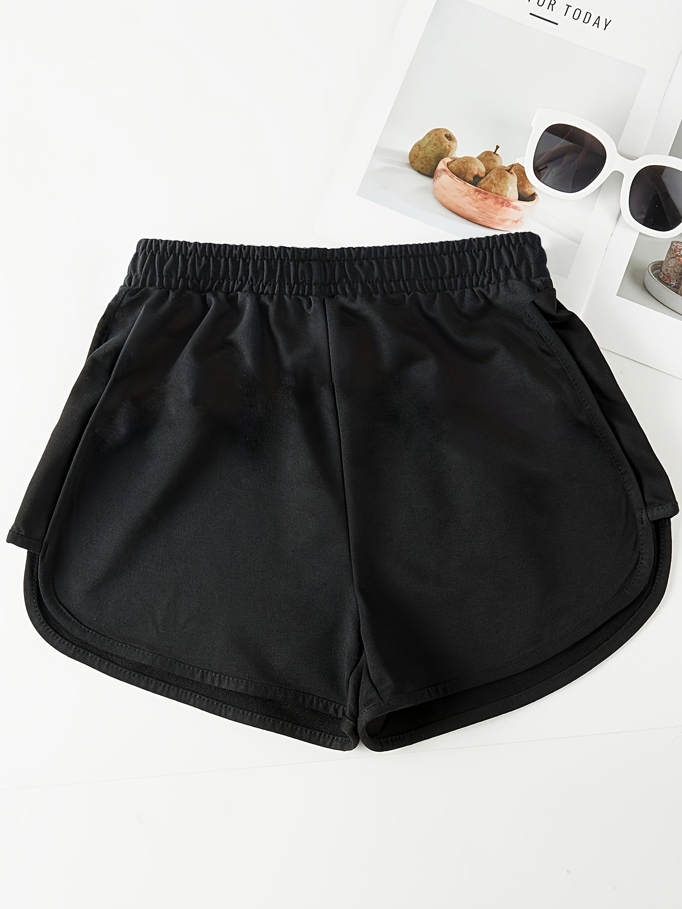 Set of 3 Lightweight Women's Summer Shorts with Elastic Waist