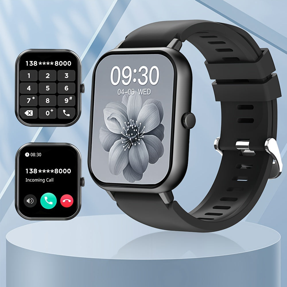 Smartwatch with Touch Screen, Call & Text Functions, and 100+ Sports Modes