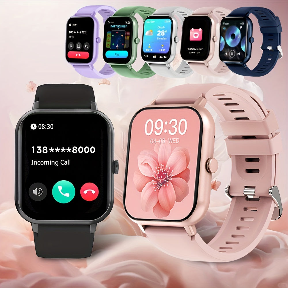 Smartwatch with Touch Screen, Call & Text Functions, and 100+ Sports Modes