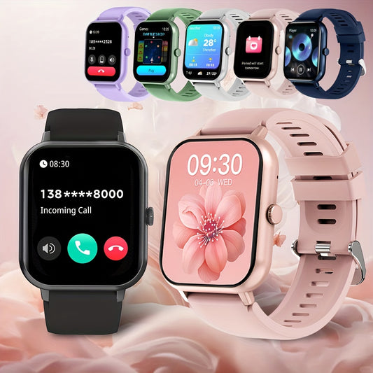 Smartwatch with Touch Screen, Call & Text Functions, and 100+ Sports Modes