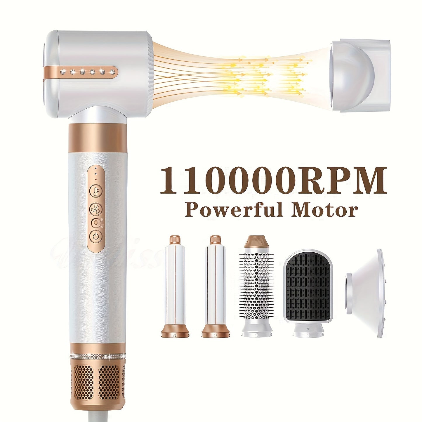 AUGUSDEA 7-in-1 1400W Hot Air Brush – Your Ally for Perfect Hair