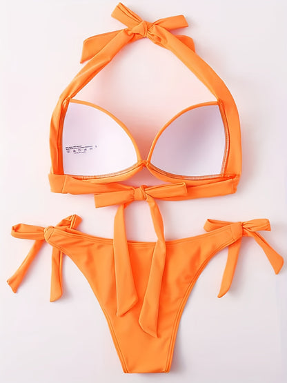 Sexy Women's Bikini with Hard Cup – European and American Style