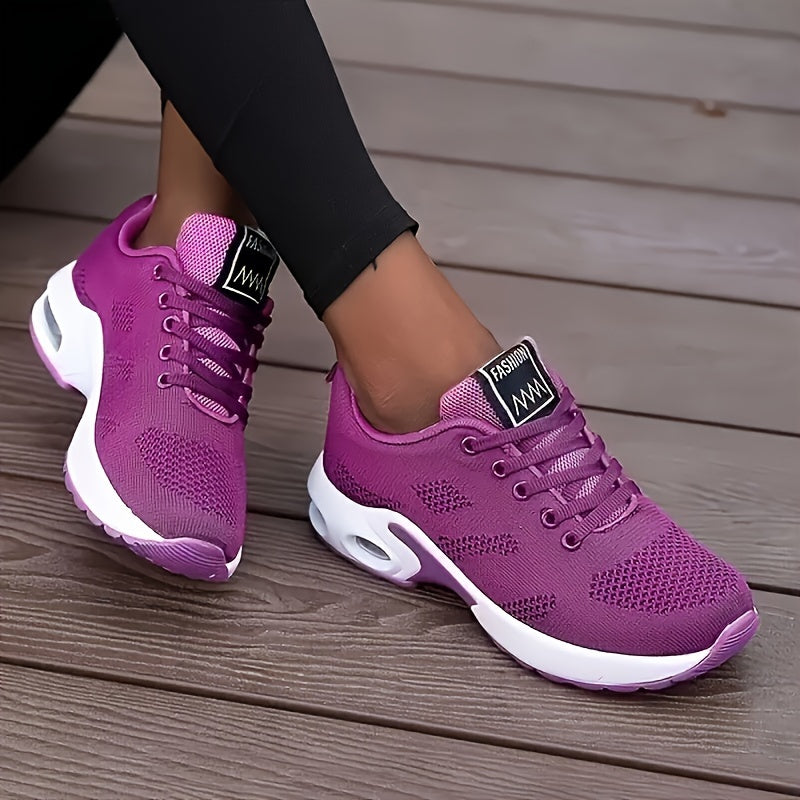 Women's Running Sneakers with Cushioning and Platform