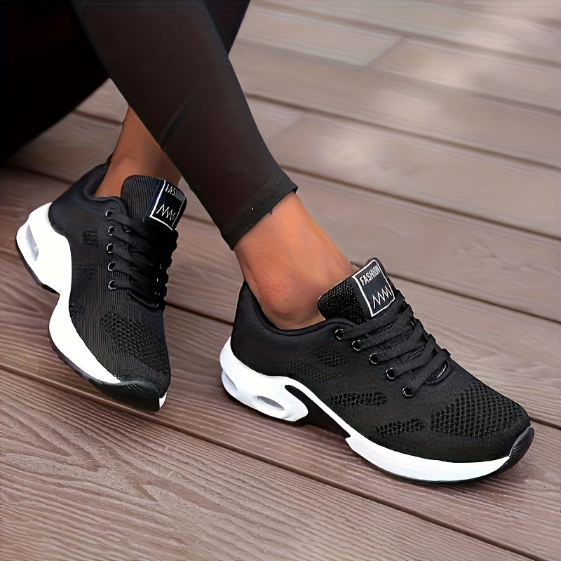 Women's Running Sneakers with Cushioning and Platform