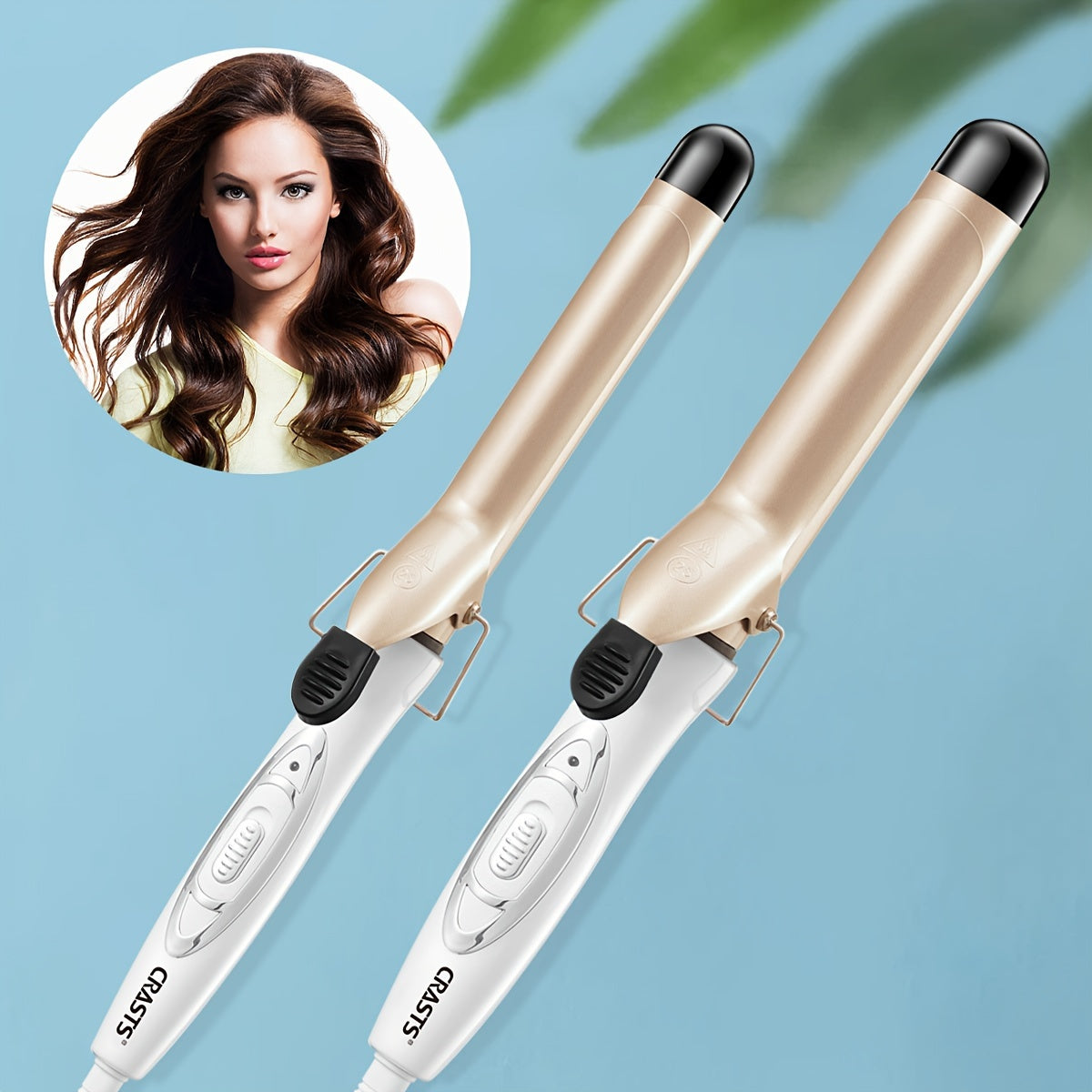 CRASTS Negative Ion Hair Curler - Voluminous Curls and Ergonomic Design.