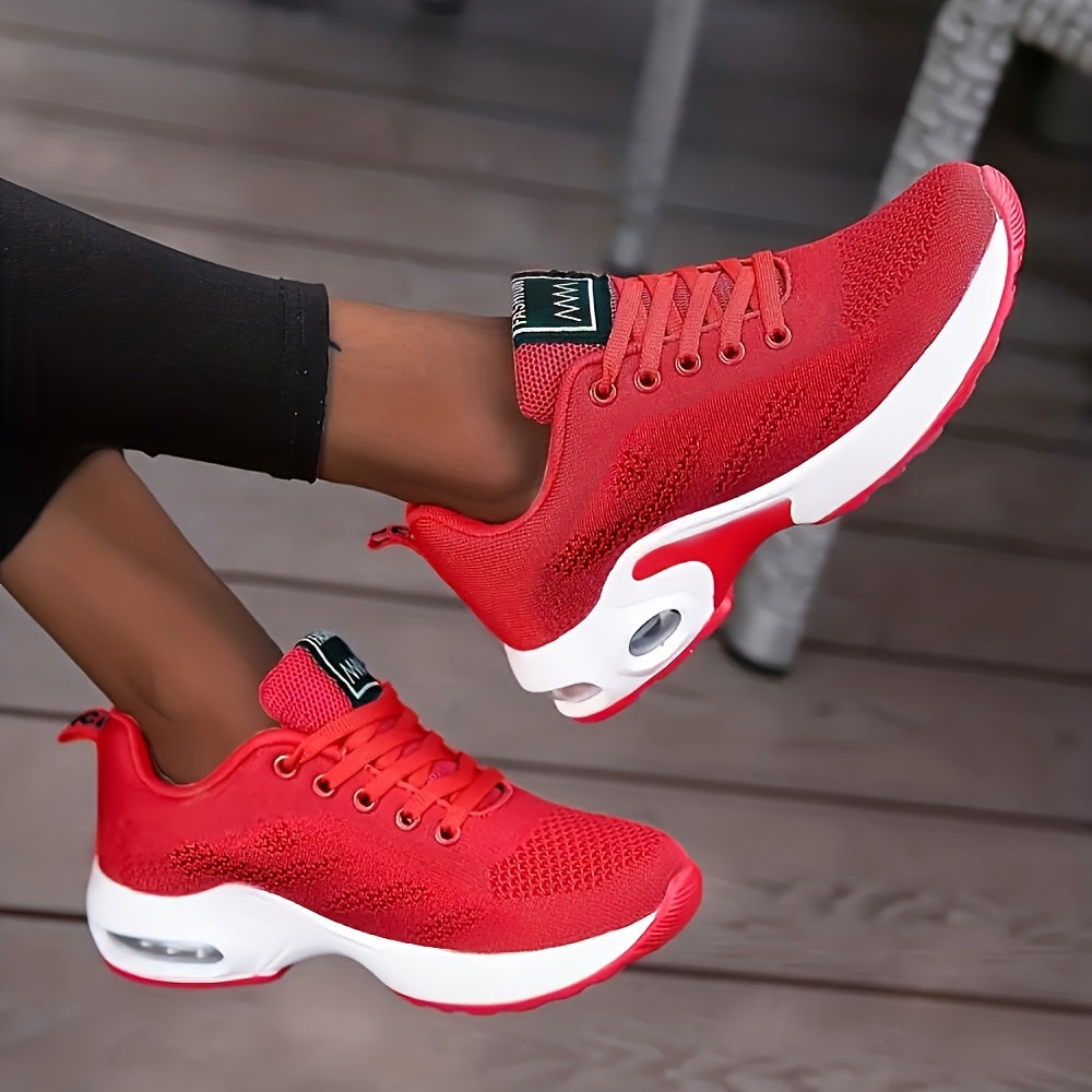 Women's Running Sneakers with Cushioning and Platform