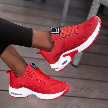 Women's Running Sneakers with Cushioning and Platform