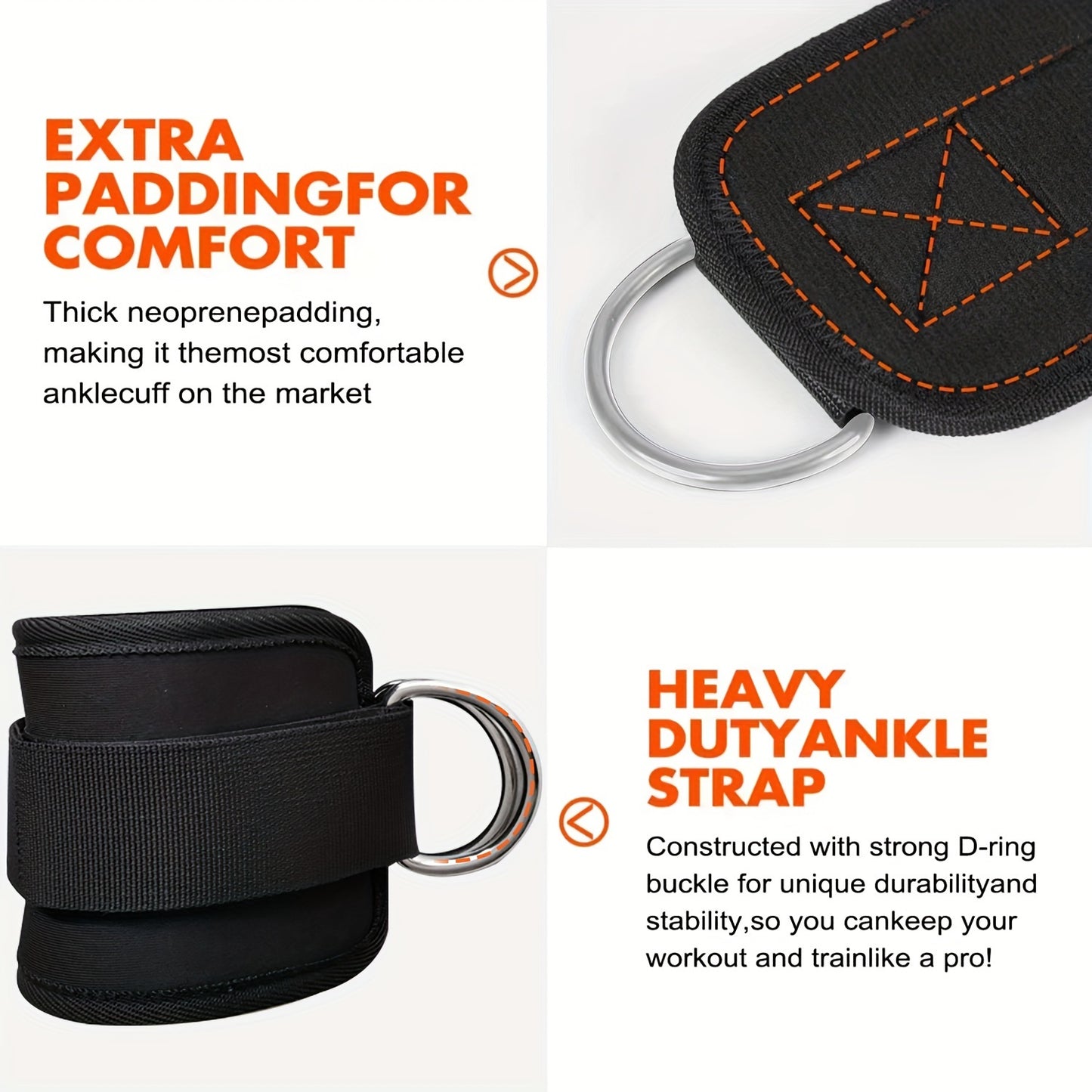 Universal Resistance Bands Set with Ankle Straps and Carry Bag