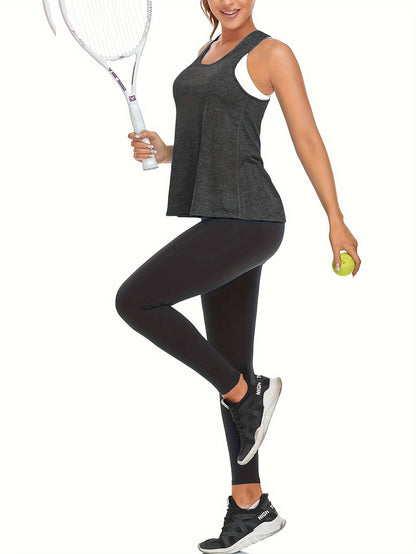 3-Pack Women's Quick-Dry Athletic Tank Tops