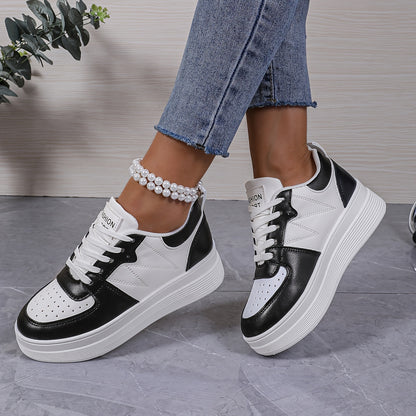 Women's Casual Comfortable Platform Sneakers for Outdoor Use