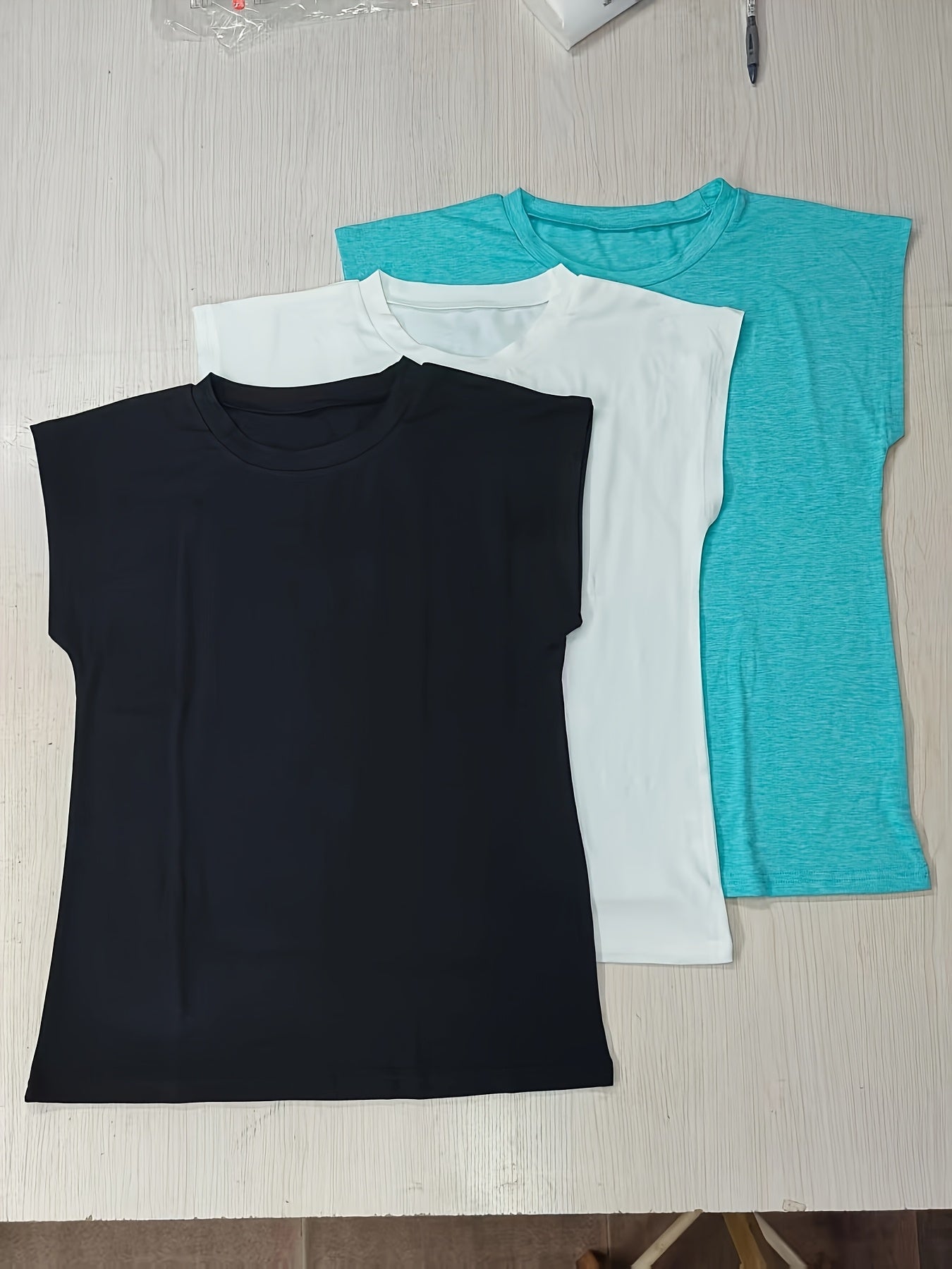 3pcs Women's Batwing Sleeve T-Shirts