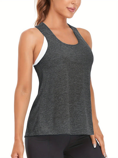 3-Pack Women's Quick-Dry Athletic Tank Tops