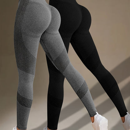 2-Pack Women's High Stretch Fitness Yoga Leggings