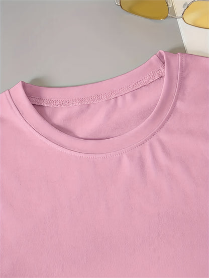 Women's Casual T-Shirt Dress with 'MILANO' Print