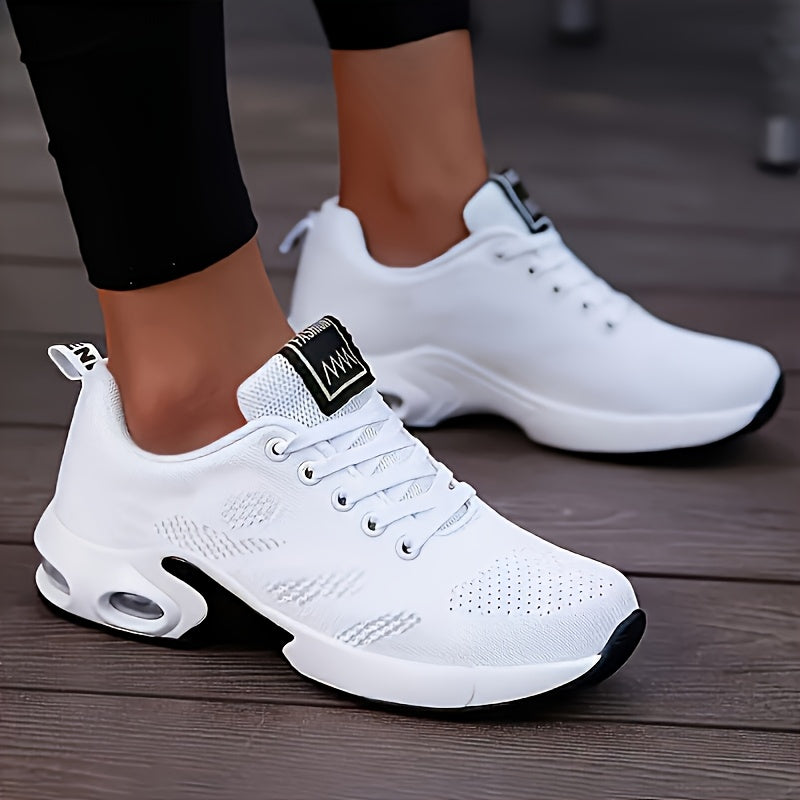 Women's Running Sneakers with Cushioning and Platform