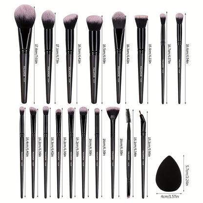 MAANGE 20-Piece Professional Makeup Brush Set with Bag