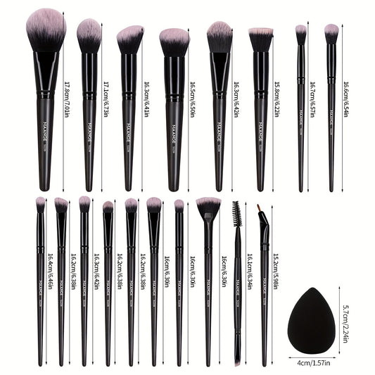 MAANGE 20-Piece Professional Makeup Brush Set with Bag