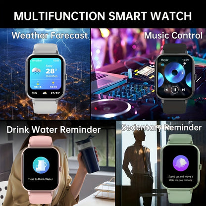 Smartwatch with Touch Screen, Call & Text Functions, and 100+ Sports Modes
