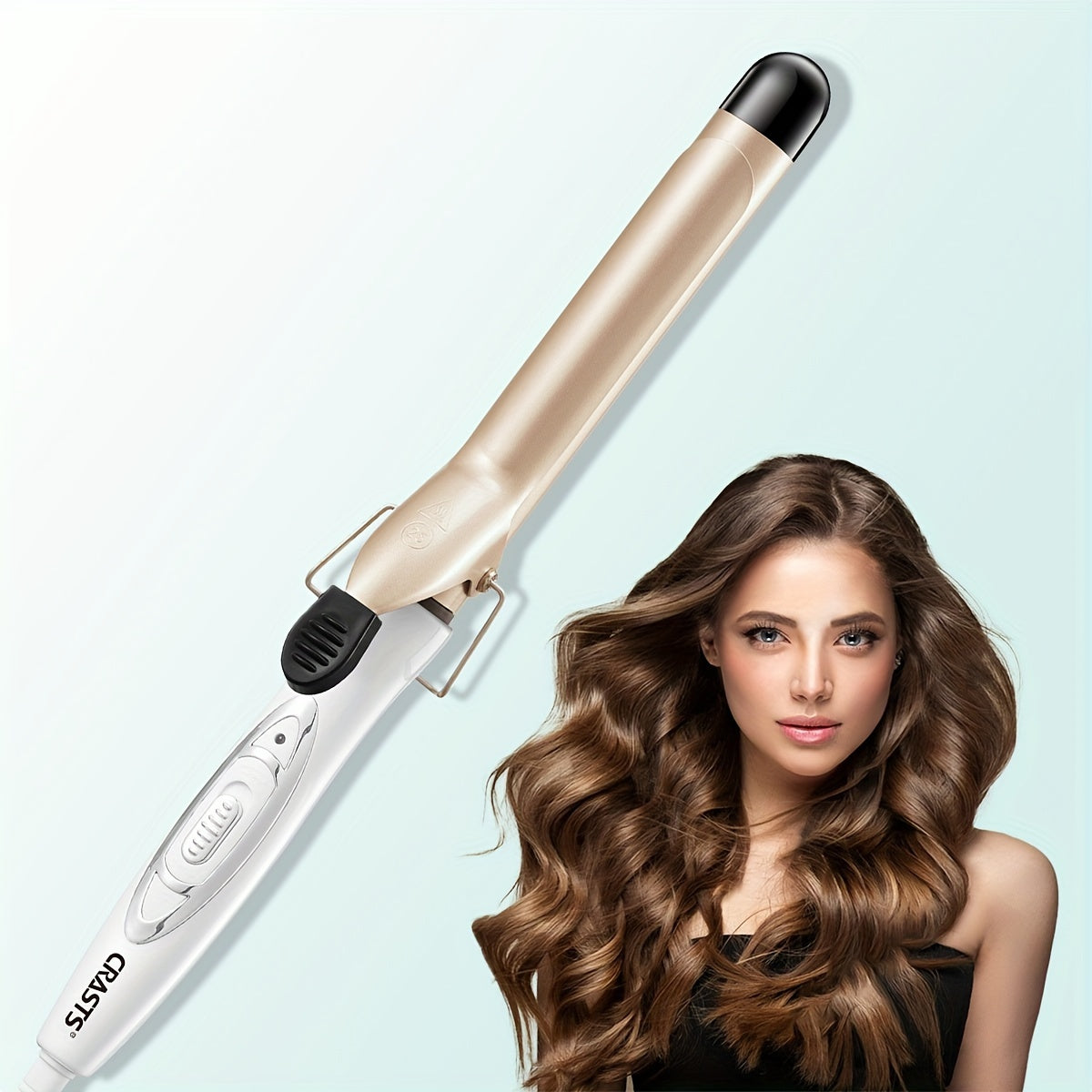 CRASTS Negative Ion Hair Curler - Voluminous Curls and Ergonomic Design.